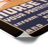 ヴィンテージ授乳ベビーポスター ポスター (角)