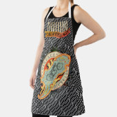 ヴィンテージ排気管パターン エプロン (インサイチュ)