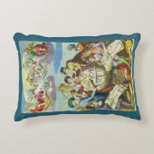 ヴィンテージ探検家とアンティークグローブマップ, 1542 アクセントクッション (正面)