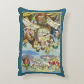 ヴィンテージ探検家とアンティークグローブマップ, 1542 アクセントクッション (裏面(縦))