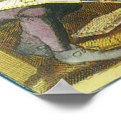 ヴィンテージ探検家とアンティークグローブマップ, 1542 ポスター (角)