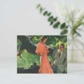 ヴィンテージ提案結婚してくれる？ ポストカード (スタンド正面)