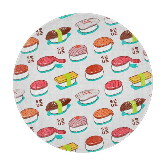 ヴィンテージ握り寿司 カッティングボード (正面)