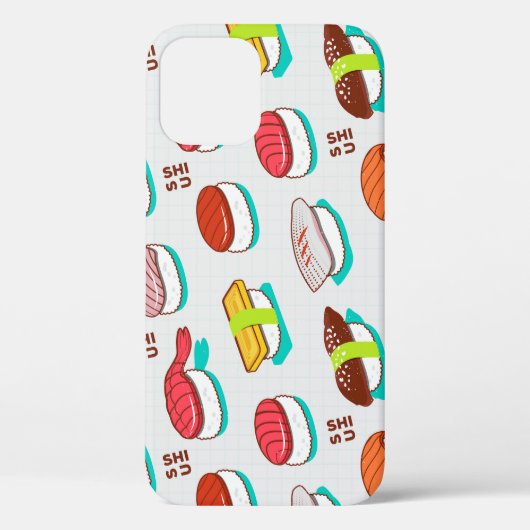 ヴィンテージ握り寿司 Case-Mate iPhoneケース (裏面)