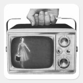 ヴィンテージ携帯テレビシール スクエアシール (正面)