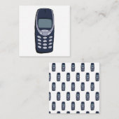 ヴィンテージ携帯電話 エンクロージャーカード (正面/裏面)