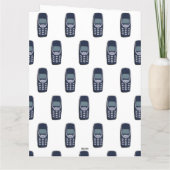 ヴィンテージ携帯電話 カード (裏面)