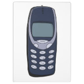 ヴィンテージ携帯電話 クリップボード (裏面)