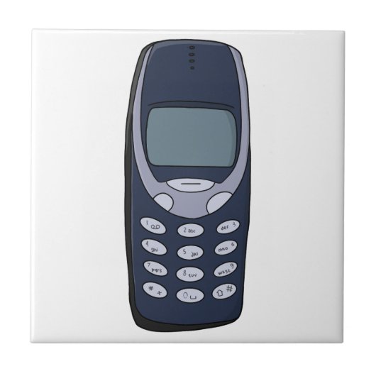 ヴィンテージ携帯電話 タイル (正面)