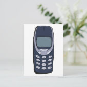 ヴィンテージ携帯電話 ポストカード (スタンド正面)