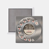 ヴィンテージ携帯電話 マグネット (正面/裏面)