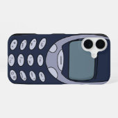 ヴィンテージ携帯電話 iPhone 16ケース (裏面横)