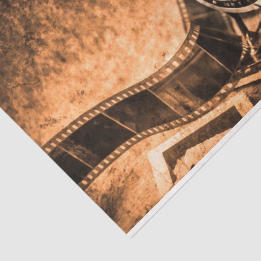 ヴィンテージ撮影カメラフィルムの切り離し 薄葉紙 (詳細)