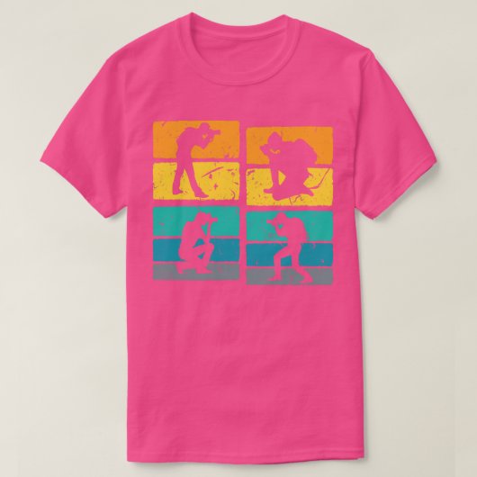 ヴィンテージ撮影カメラレトロ写真家 Tシャツ (デザイン正面)