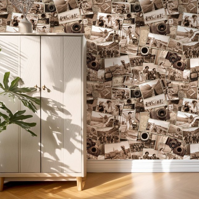 ヴィンテージ撮影コラージセピアID1066 壁紙 (クリエイターアップロード済み)