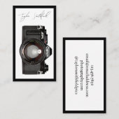 ヴィンテージ撮影シグネチャーカメラ 名刺 (正面/裏面)