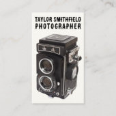 ヴィンテージ撮影トレンディーカメラ 名刺 (正面)