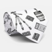 ヴィンテージ撮影機器パターン ネクタイ (ロール)