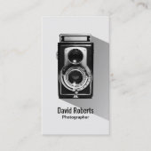 ヴィンテージ撮影者カメラ撮影 名刺 (正面)