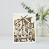 ヴィンテージ撮影装置 ポストカード (スタンド正面)