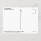 ヴィンテージ撮影装置 ポストカード (裏面)