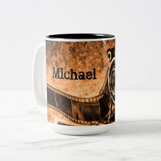 ヴィンテージ撮影2トーンマグ ツートーンマグカップ (正面左)