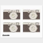 ヴィンテージ撮影 長方形シール (シート)