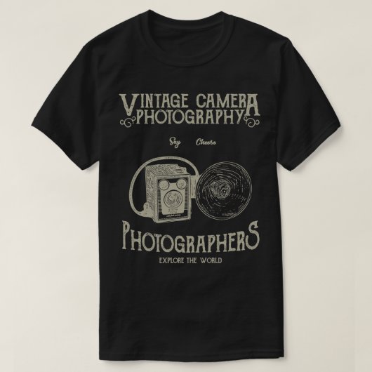 ヴィンテージ撮影 Tシャツ (デザイン正面)