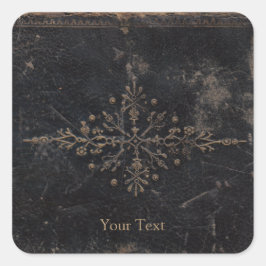 ヴィンテージ擦り切れたフルーアデリス本カバー スクエアシール