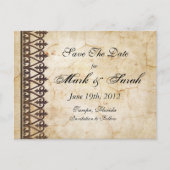 ヴィンテージ支払コレクション日付の保存 案内ポストカード (正面)