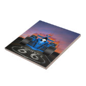 ヴィンテージ改造カー – ルート66 - SRF タイル (側面)