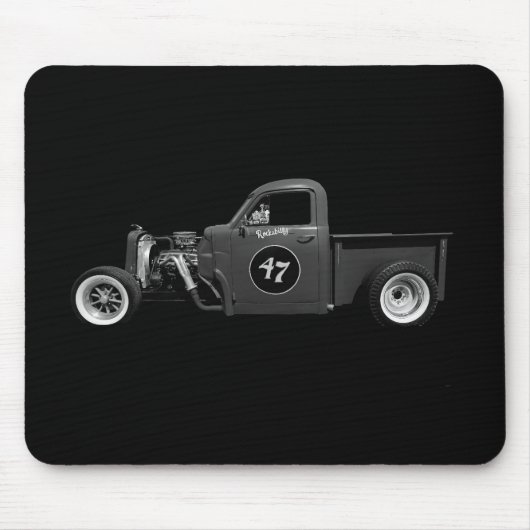 ヴィンテージ改造車 マウスパッド (正面)
