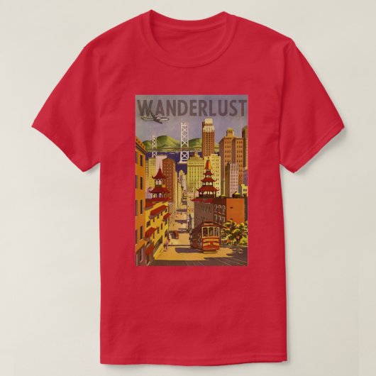 ヴィンテージ放浪 Tシャツ (デザイン正面)