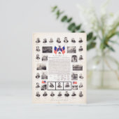 ヴィンテージ政治大統領 ポストカード (スタンド正面)