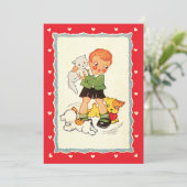 ヴィンテージ救の少年は子犬の競走 (スタンド正面)