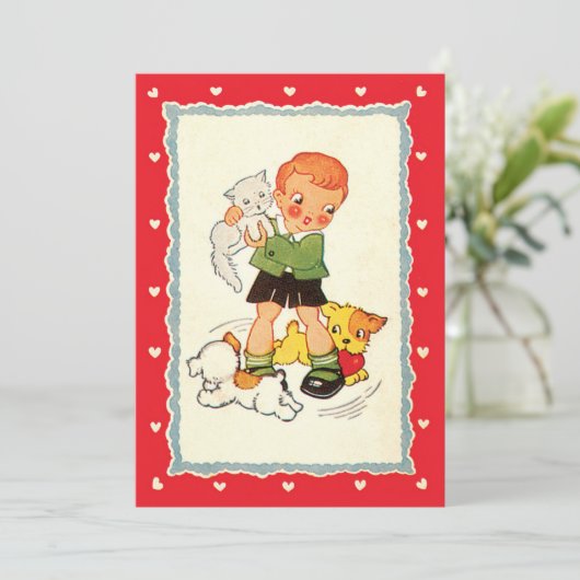 ヴィンテージ救の少年は子犬の競走 (スタンド正面)