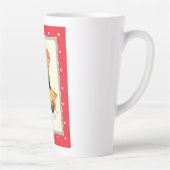 ヴィンテージ救の少年は子犬の競走 カフェラテマグ (右)