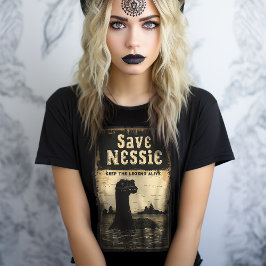 ヴィンテージ救ネッシーローチネスモンスター Tシャツ