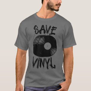 ヴィンテージ救レコード音楽愛好家 Tシャツ