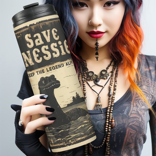 ヴィンテージ救レトロネッシーローチネスモンスター タンブラー