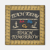 ヴィンテージ教えスタイル今日先生磁石 マグネット (正面)