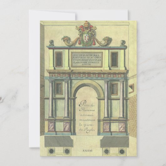 ヴィンテージ教会の扉の入りルネッサンス建築 (正面)