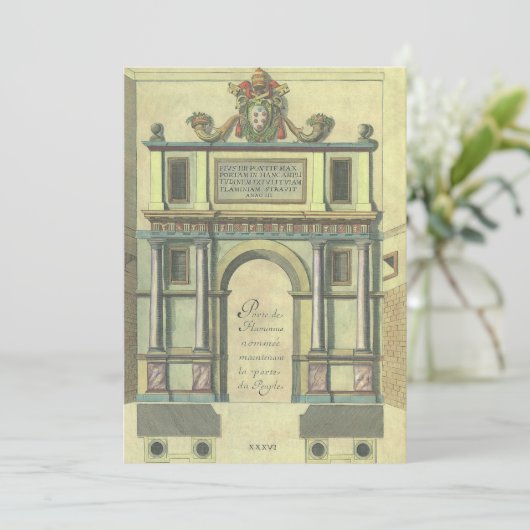 ヴィンテージ教会の扉の入りルネッサンス建築 (スタンド正面)