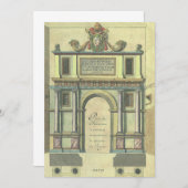 ヴィンテージ教会の扉の入りルネッサンス建築 (正面/裏面)