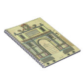 ヴィンテージ教会の扉の入りルネッサンス建築 ノートブック (右側)