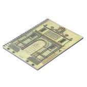 ヴィンテージ教会の扉の入りルネッサンス建築 ノートブック (左側)