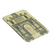 ヴィンテージ教会の扉の入りルネッサンス建築 マグネット (右側)