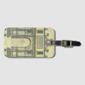 ヴィンテージ教会の扉の入りルネッサンス建築 ラゲッジタグ (正面横)