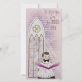 ヴィンテージ教会の説教イースターデー シーズンカード (正面)