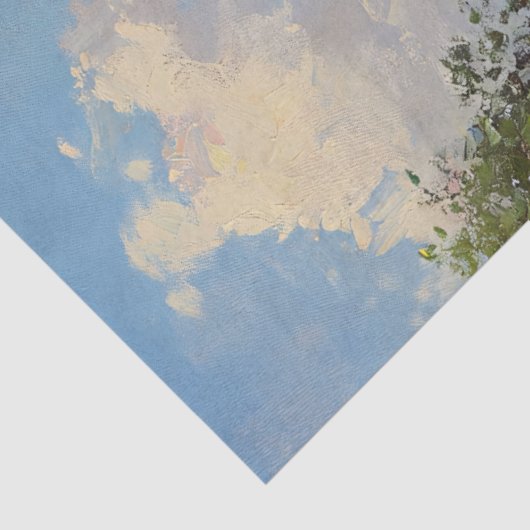 ヴィンテージ教会の野の花 ファインアートデコパージュ 薄葉紙 (詳細)